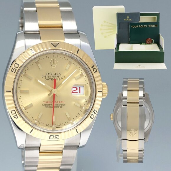 MINT Rolex Two Tone 18kt Watch New With Box - Picture 4 of 7